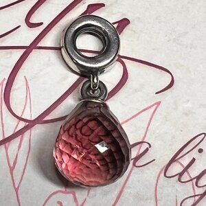 Authentic Pandora Purple Fascinating Beauty Dangle Charm #791602CPE